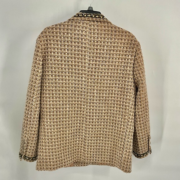 NWT Newtro Mood Fully quilted Lined Embellished Jacket M - Picture 6 of 10